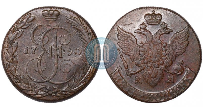 Picture 5 kopecks 1790 year КМ 