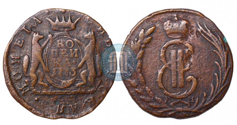 Picture 1 kopeck 1773 year КМ 
