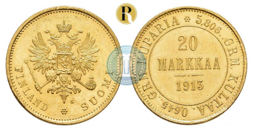 Фото 20 марок 1913 года S 