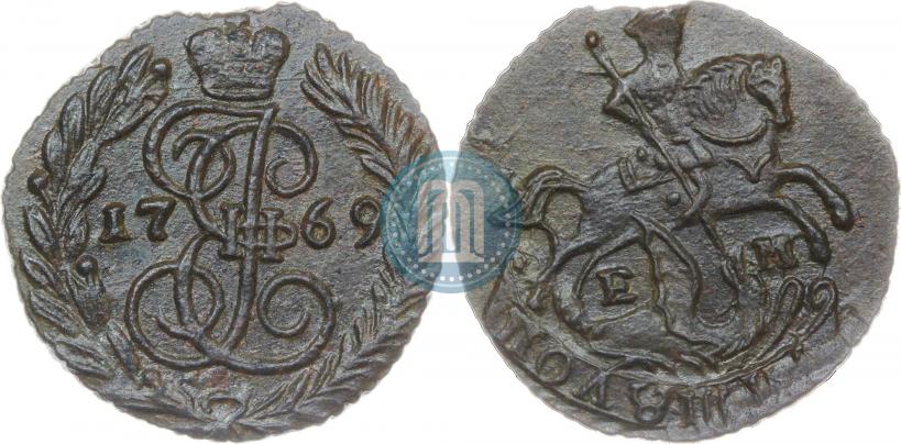Фото Полушка 1769 года ЕМ 