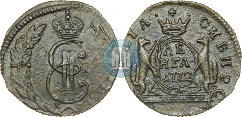 Фото Денга 1772 года КМ 