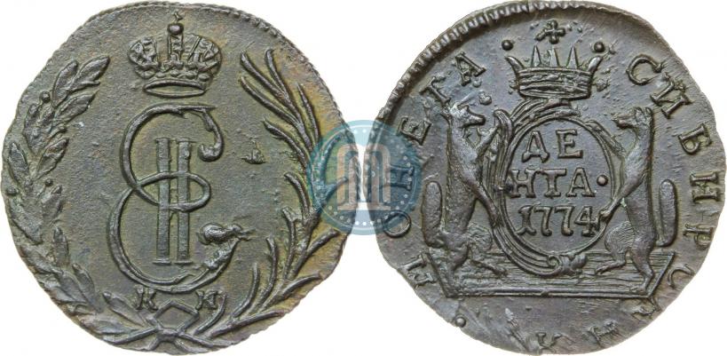 Фото Денга 1774 года КМ 