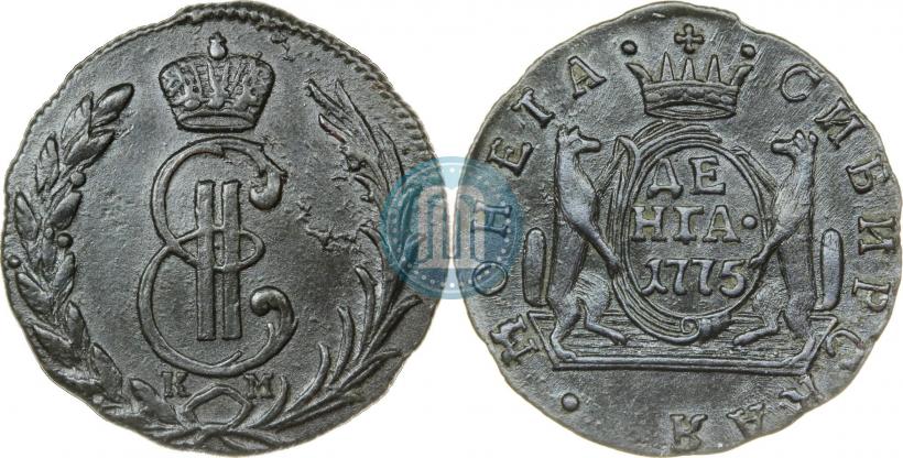 Фото Денга 1775 года КМ 