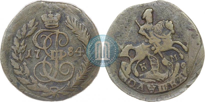 Фото Полушка 1784 года КМ 