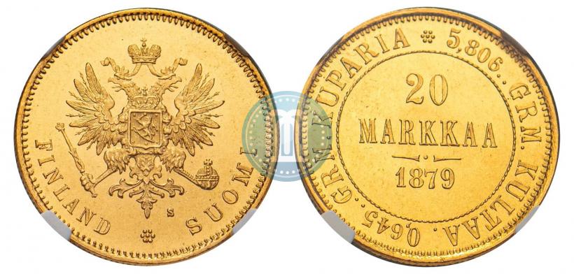 Picture 20 markkaa 1879 year S 