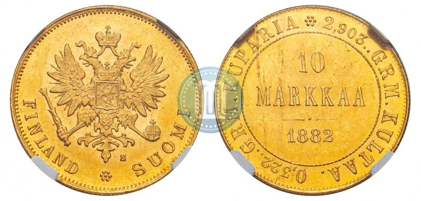Picture 10 markkaa 1882 year S 