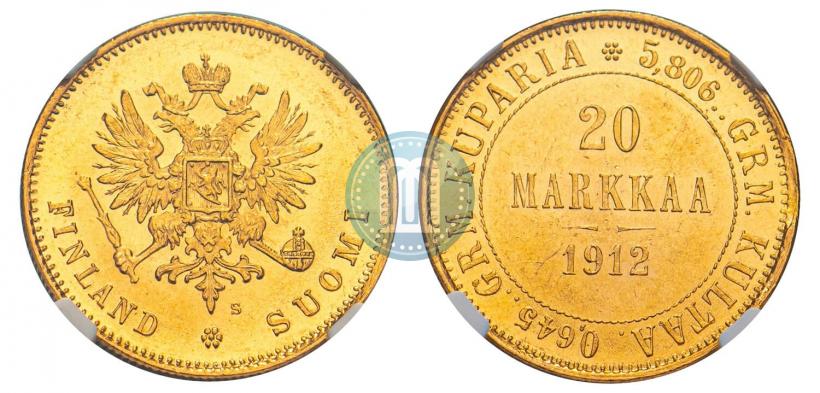 Picture 20 markkaa 1912 year S 