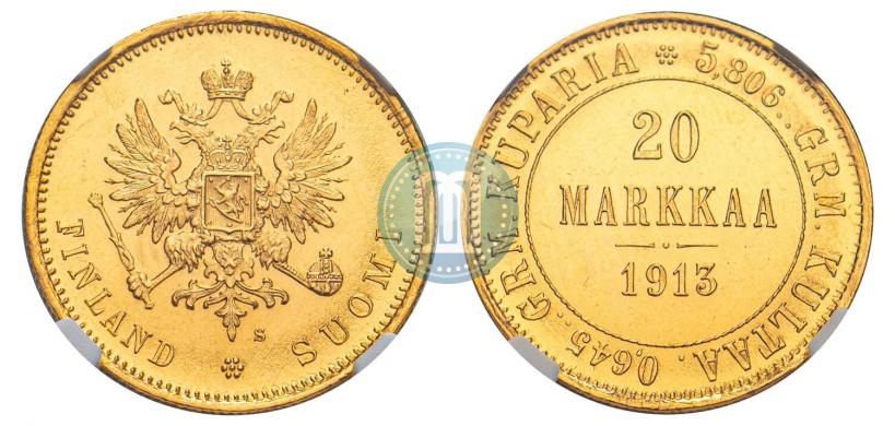 Picture 20 markkaa 1913 year S 