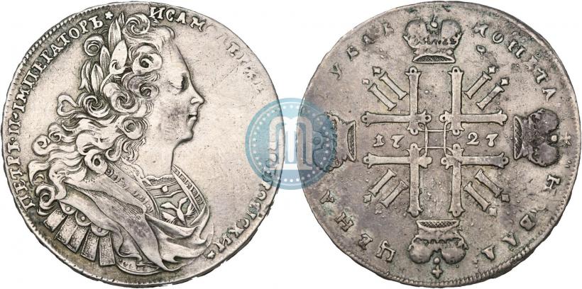 Picture 1 rouble 1727 year  "Moscow type"