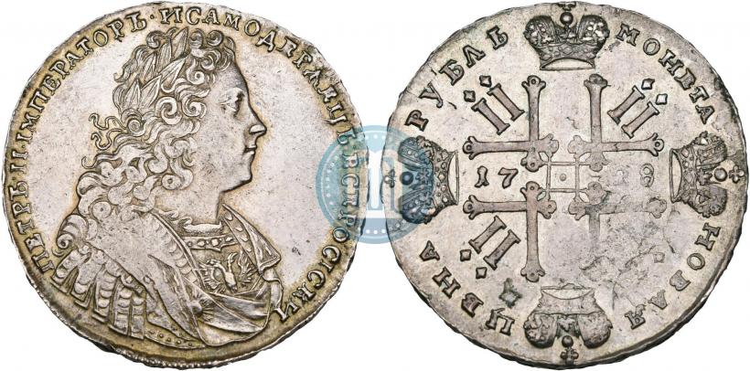 Picture 1 rouble 1728 year  "Type of 1728"