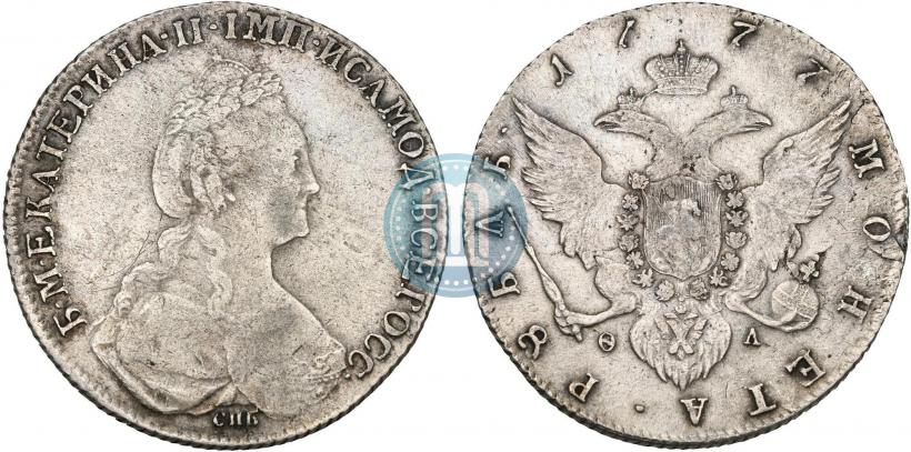 Picture 1 rouble 1777 year СПБ-ФЛ 