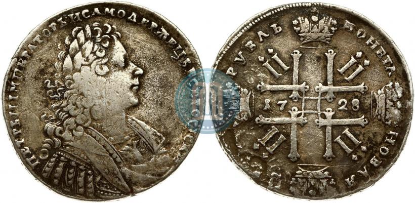Фото 1 рубль 1728 года  "Тип 1728"