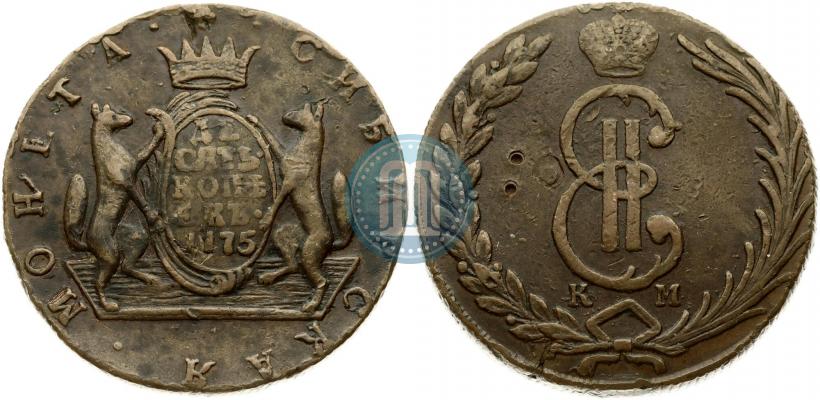 Фото 10 копеек 1775 года КМ 