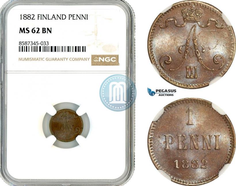 Picture 1 penni 1882 year  