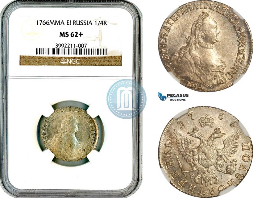 Фото Полуполтинник 1766 года ММД-EI 