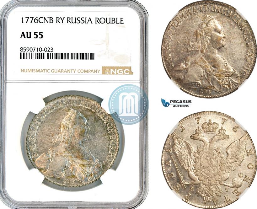 Фото 1 рубль 1776 года СПБ-ЯЧ 