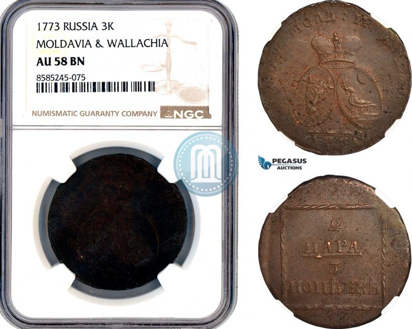 Фото 2 пара - 3 копейки 1773 года  