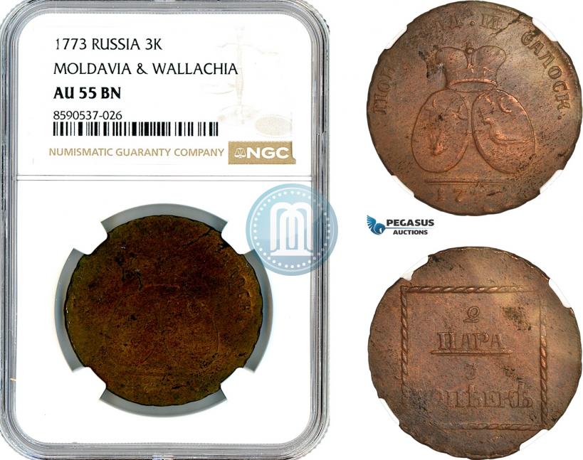 Фото 2 пара - 3 копейки 1773 года  