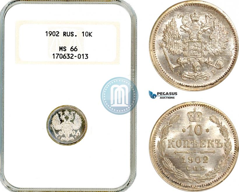 Фото 10 копеек 1902 года СПБ-АР 