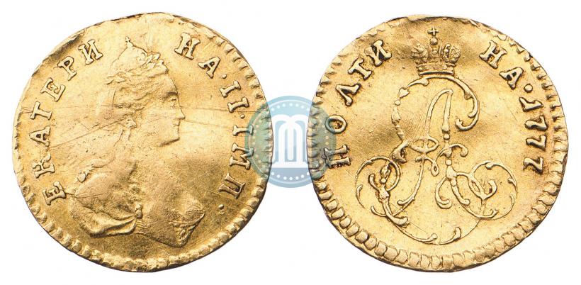 Фото Полтина 1777 года  