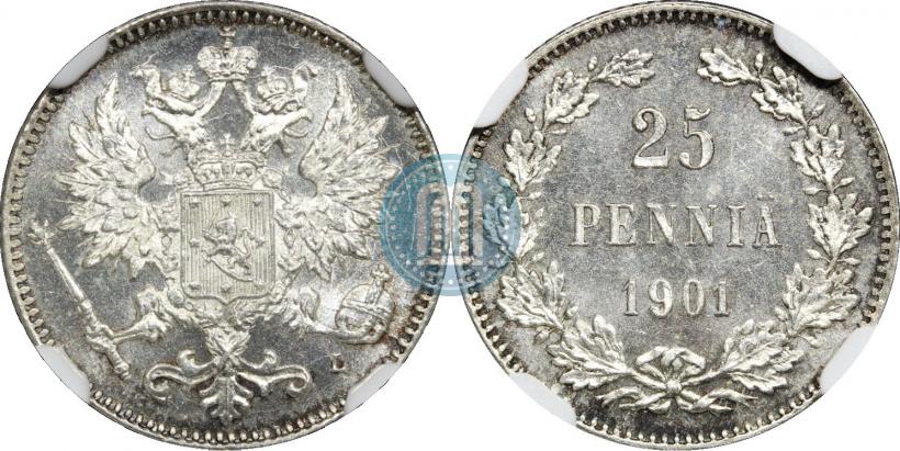Фото 25 пенни 1901 года L 