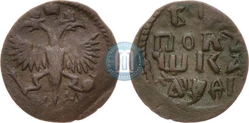 Фото Полушка 1719 года НД 