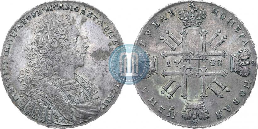 Фото 1 рубль 1728 года  "Тип 1728"