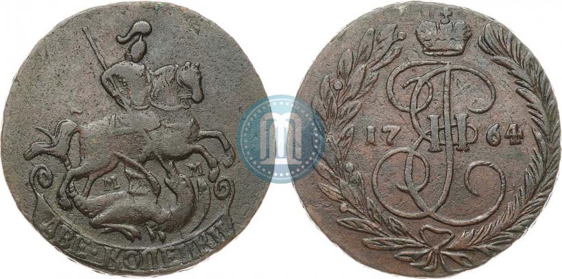 Picture 2 kopecks 1764 year ММ 