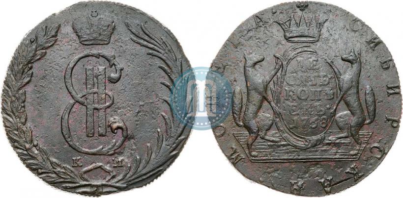 Picture 10 kopecks 1768 year КМ 