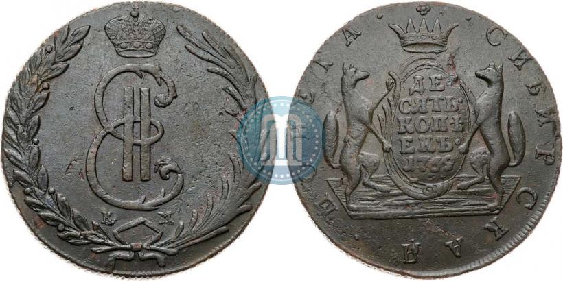 Picture 10 kopecks 1769 year КМ 