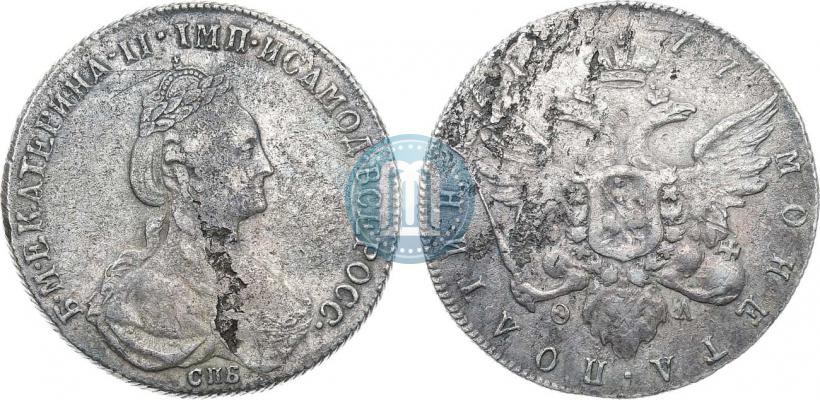 Picture Poltina 1777 year СПБ-ФЛ 