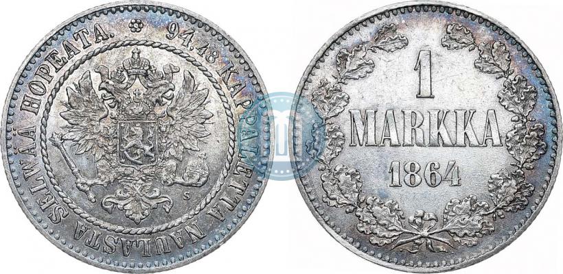 Фото 1 марка 1864 года S 