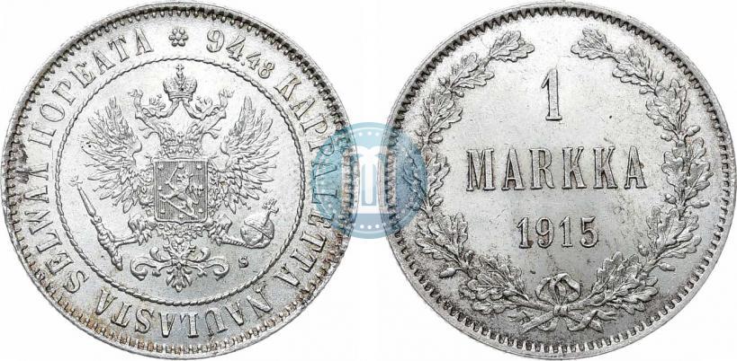 Picture 1 markka 1915 year S 