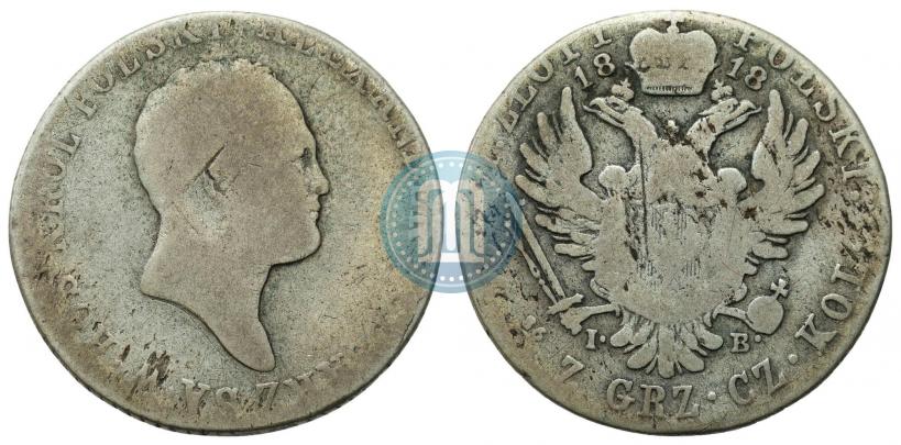 Picture 1 złoty 1818 year IB 