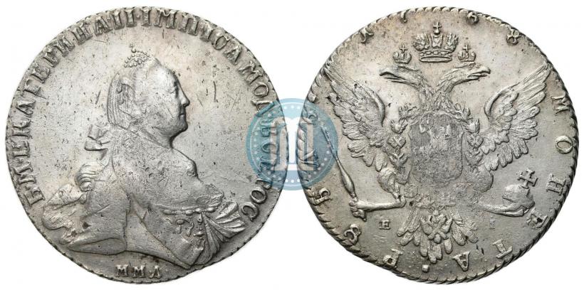 Picture 1 rouble 1768 year ММД-EI 