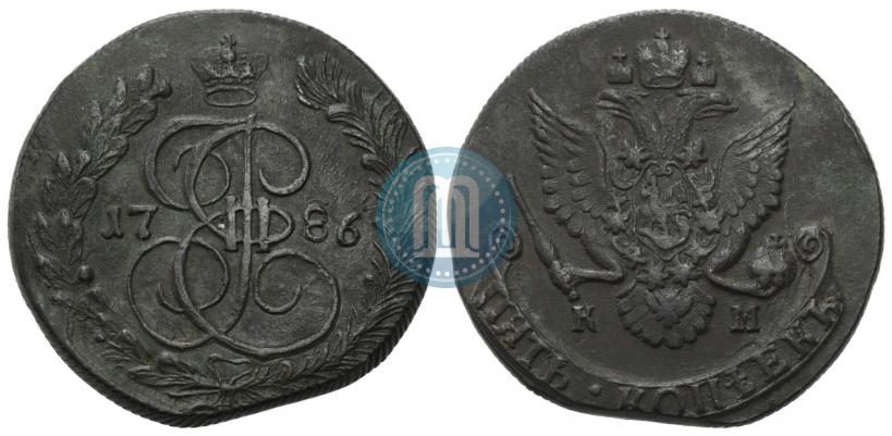 Picture 5 kopecks 1786 year КМ 