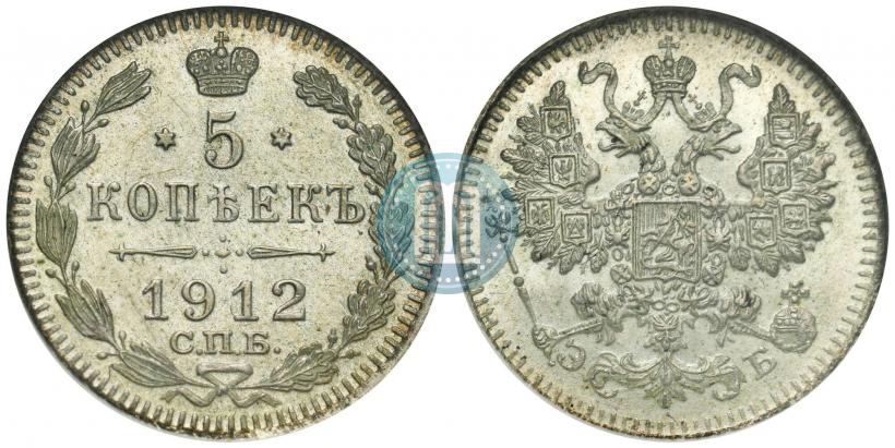 Фото 5 копеек 1904 года СПБ-АР 