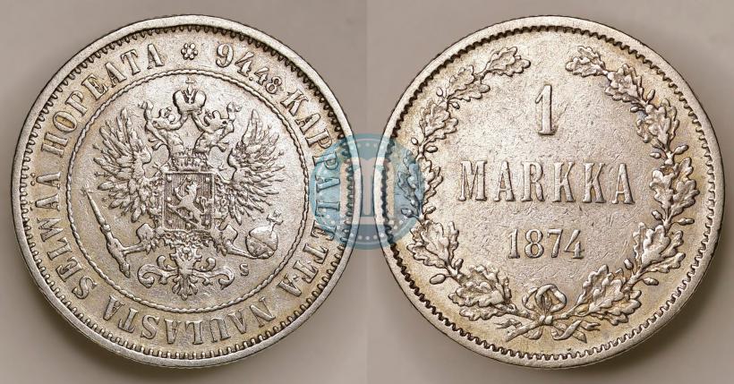 Фото 1 марка 1874 года S 