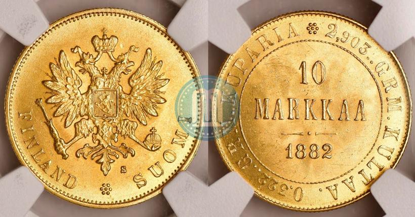 Фото 10 марок 1882 года S 
