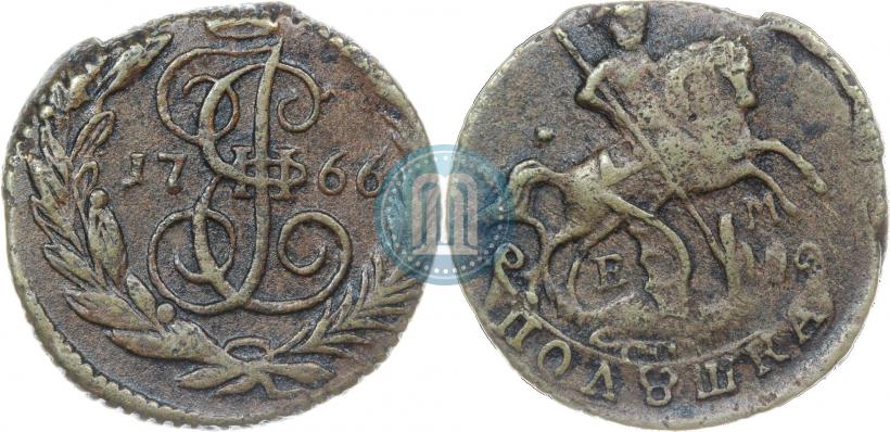 Фото Полушка 1766 года ЕМ 