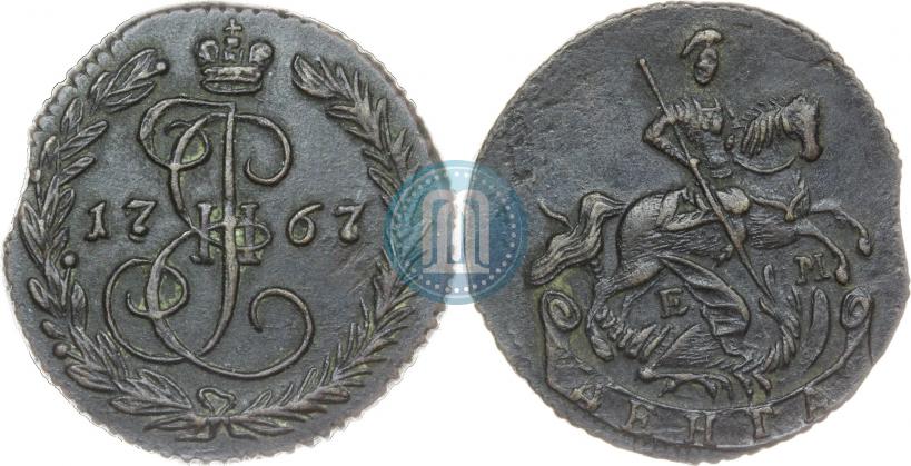 Фото Денга 1767 года ЕМ 