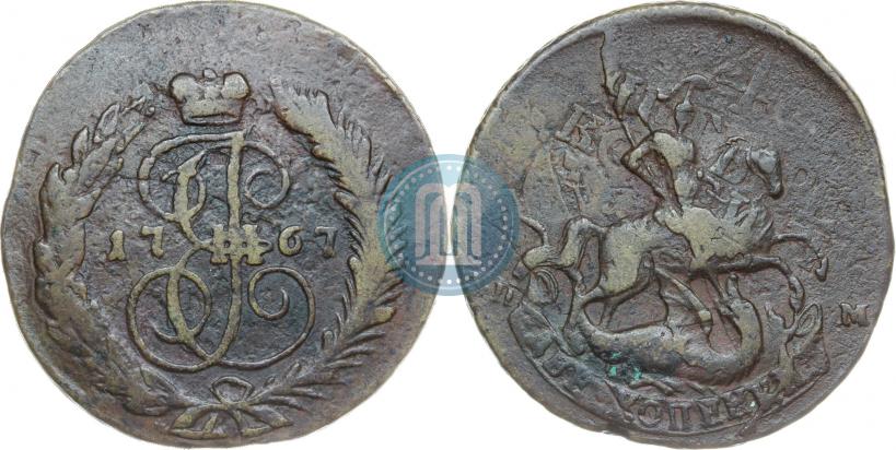 Фото 2 копейки 1767 года СПМ 