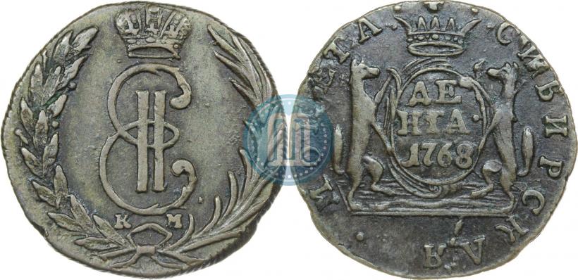 Фото Денга 1768 года КМ 