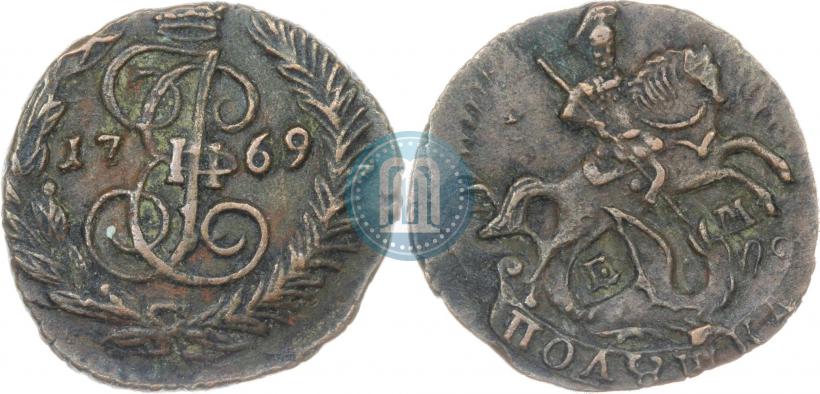 Фото Полушка 1769 года ЕМ 