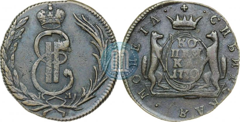 Фото 1 копейка 1770 года КМ 