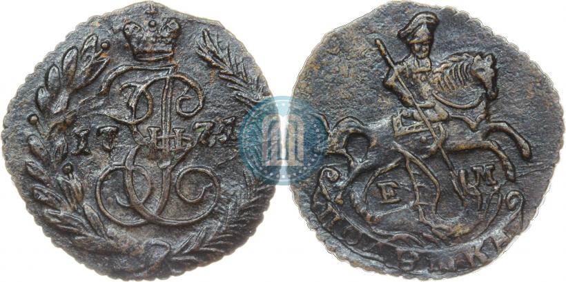 Фото Полушка 1771 года ЕМ 