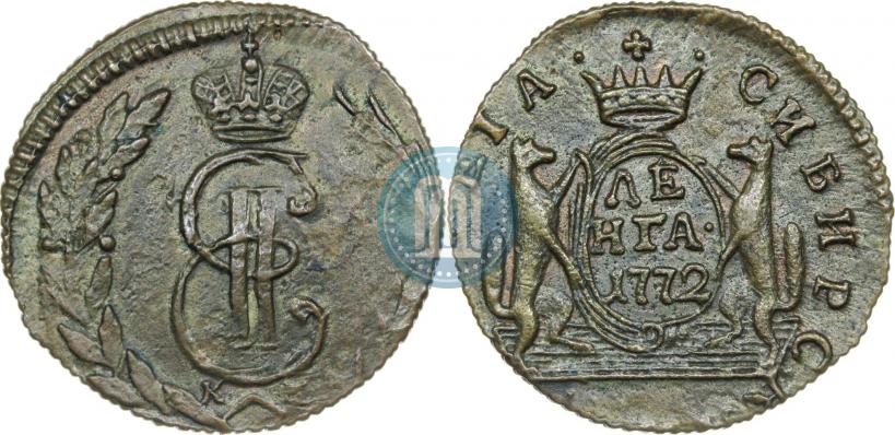 Фото Денга 1772 года КМ 