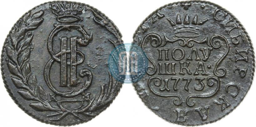Фото Полушка 1773 года КМ 