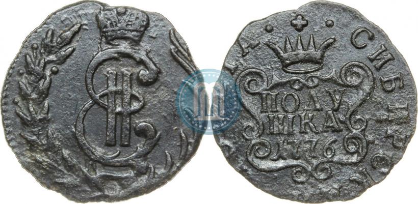 Фото Полушка 1776 года КМ 