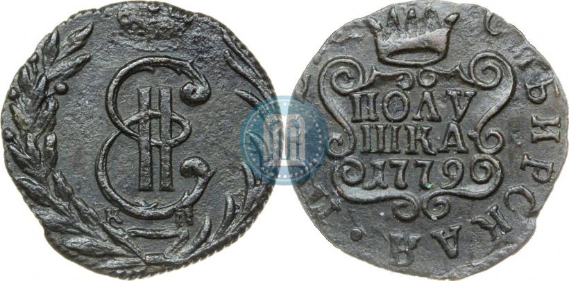 Фото Полушка 1779 года КМ 